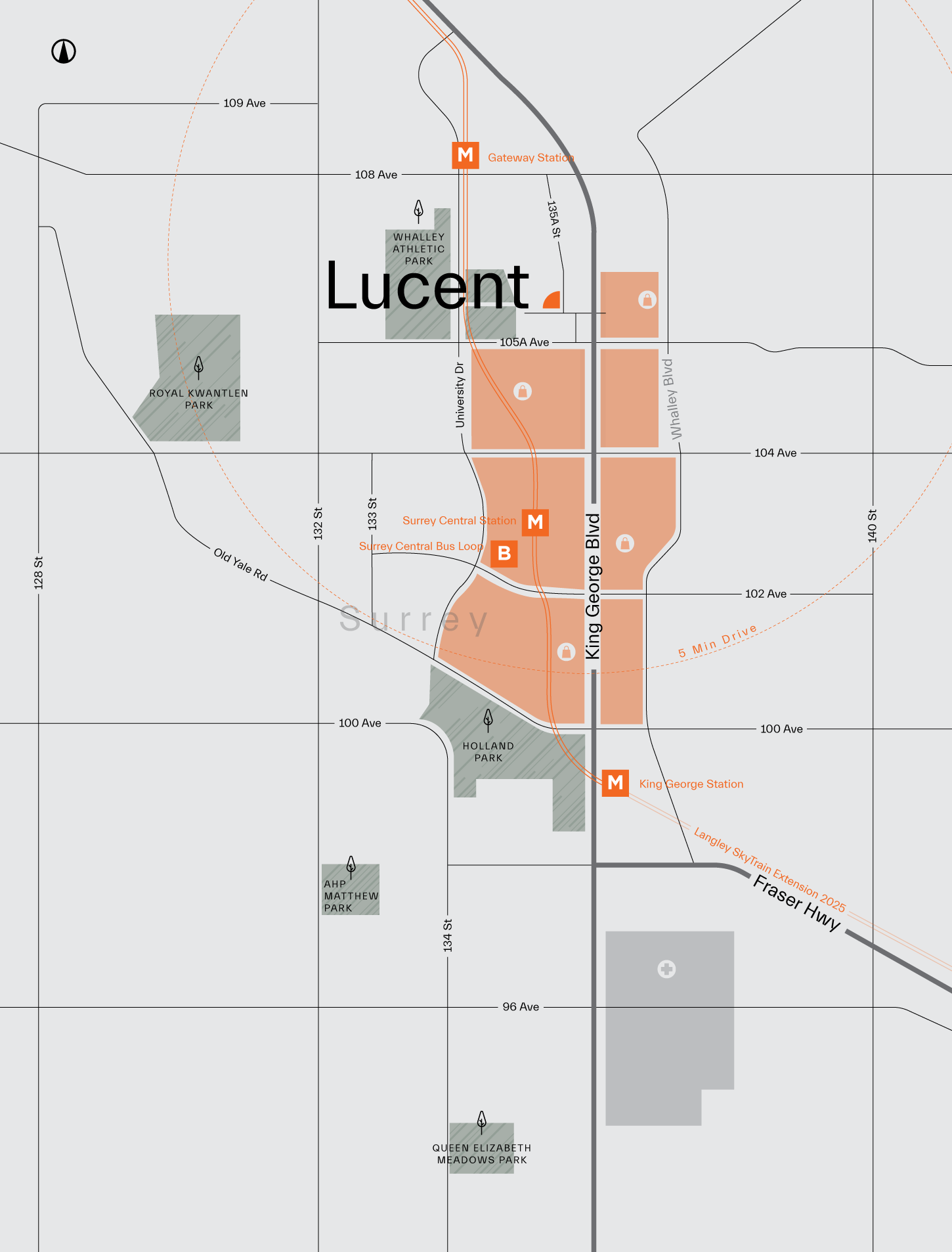 Lucent Neighbourhood Map
